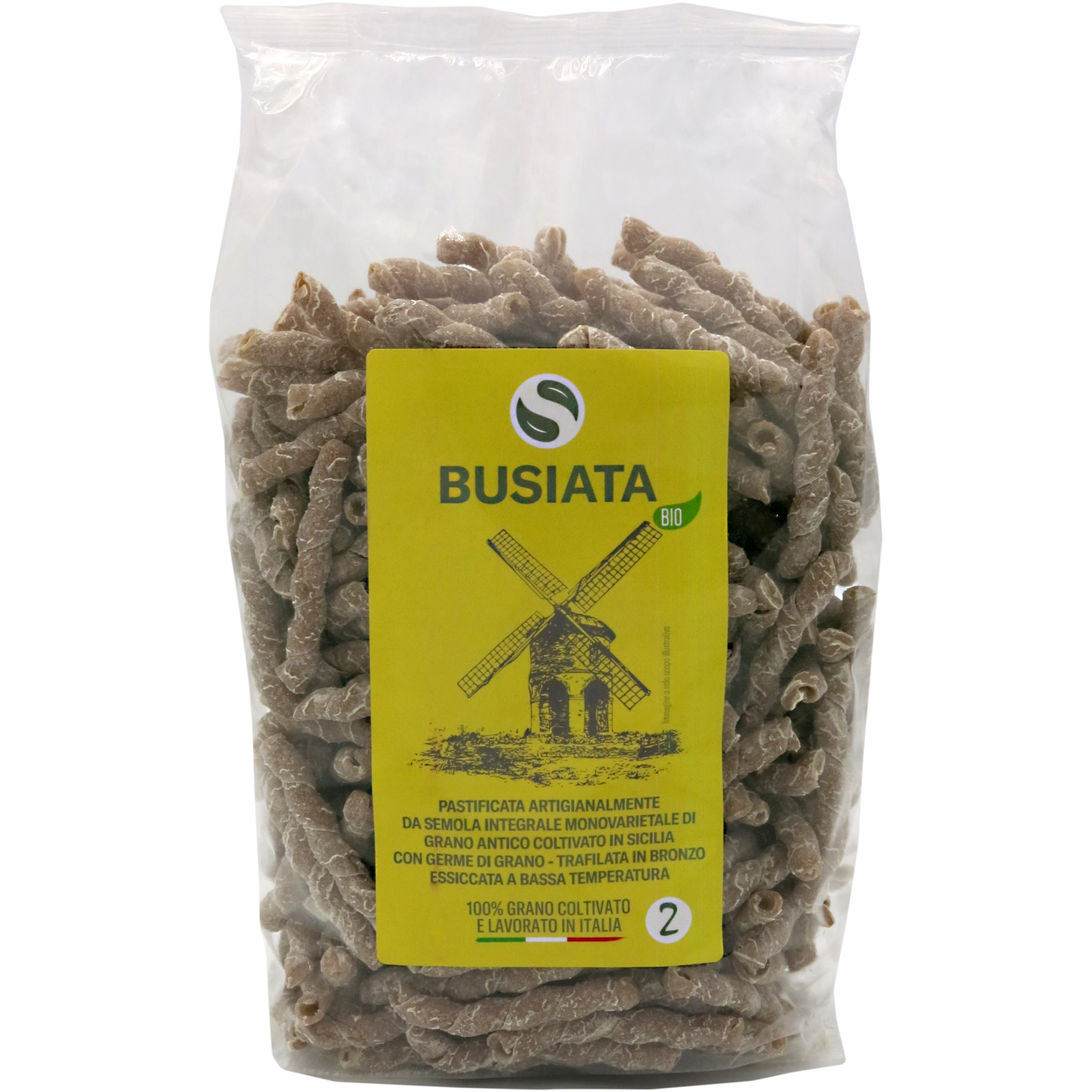 Busiata di semola di GD integrale BIO m