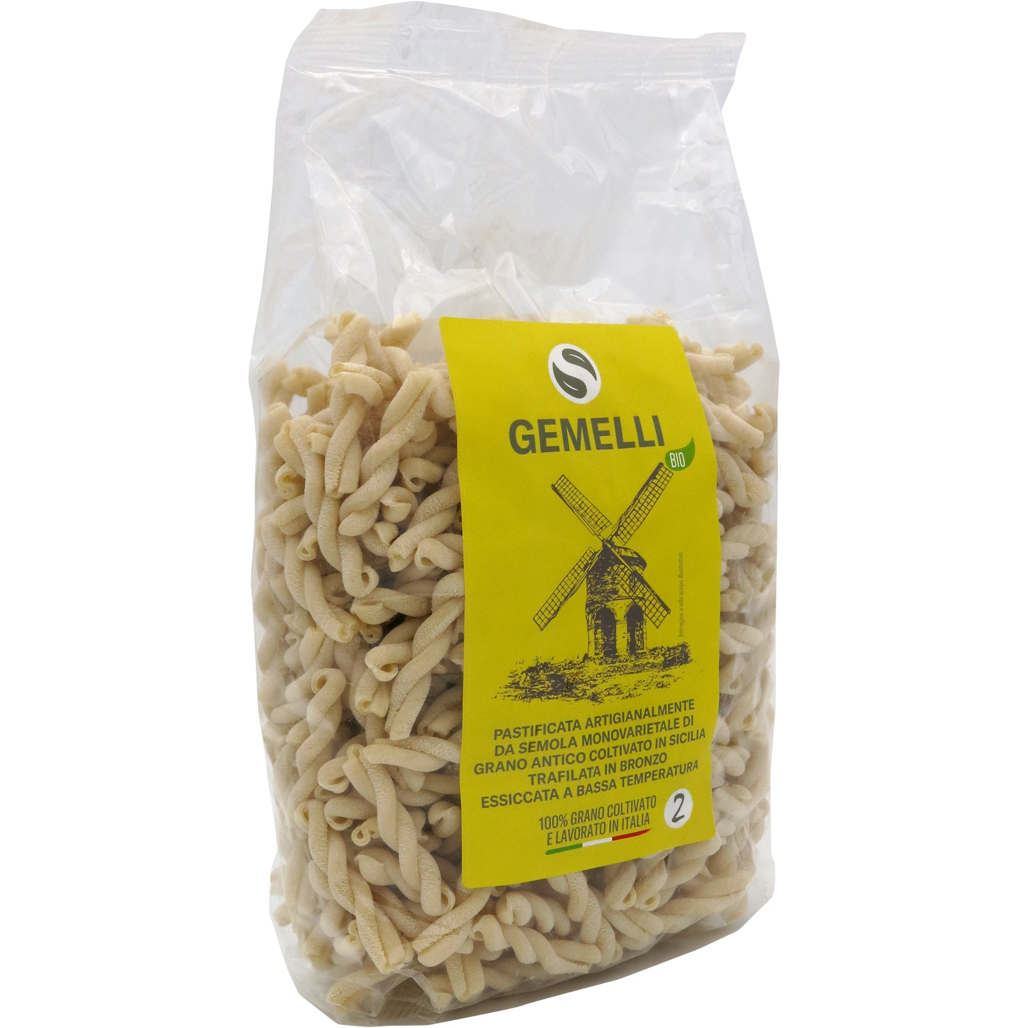 Gemelli di semola di GD BIO m