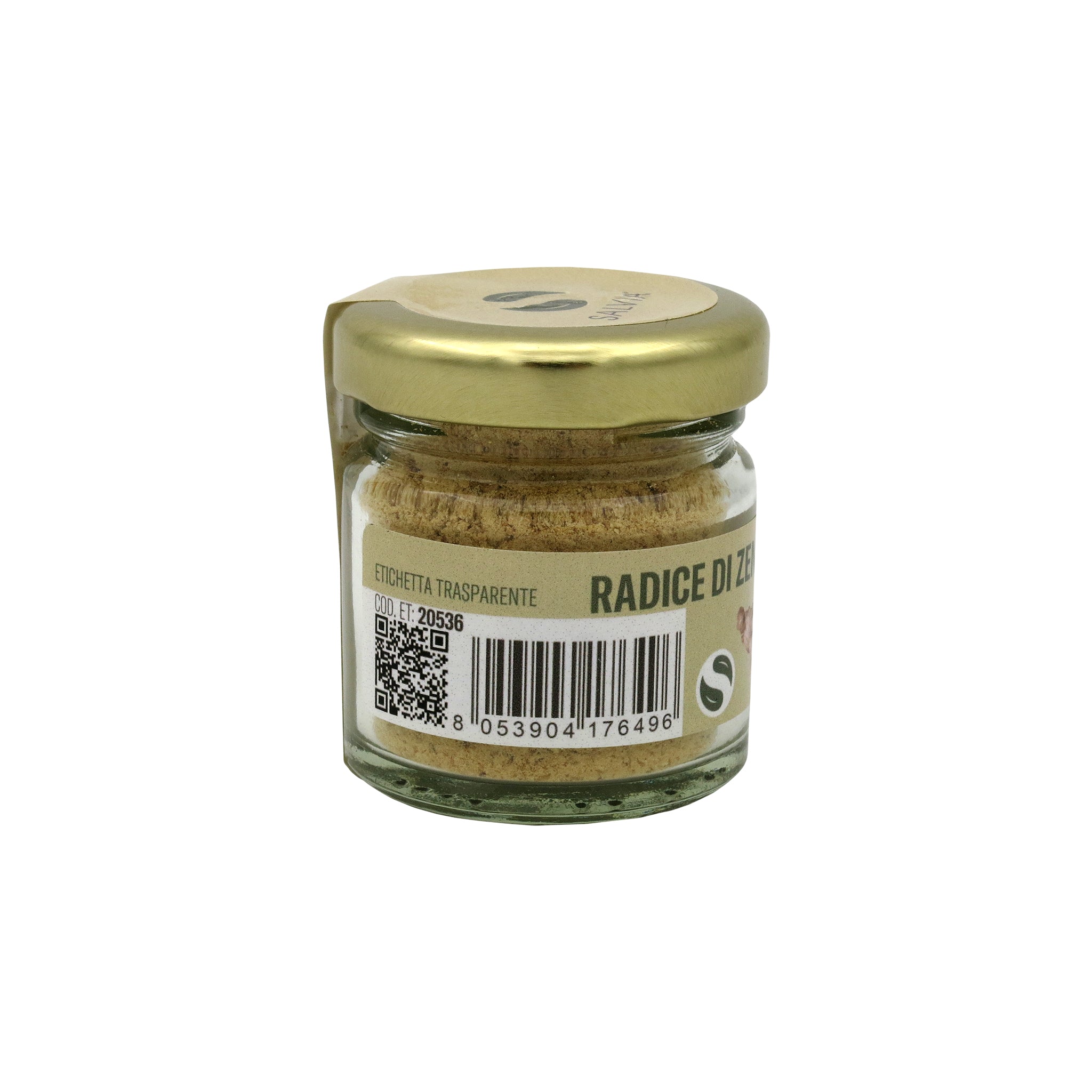 Radice di zenzero in polvere