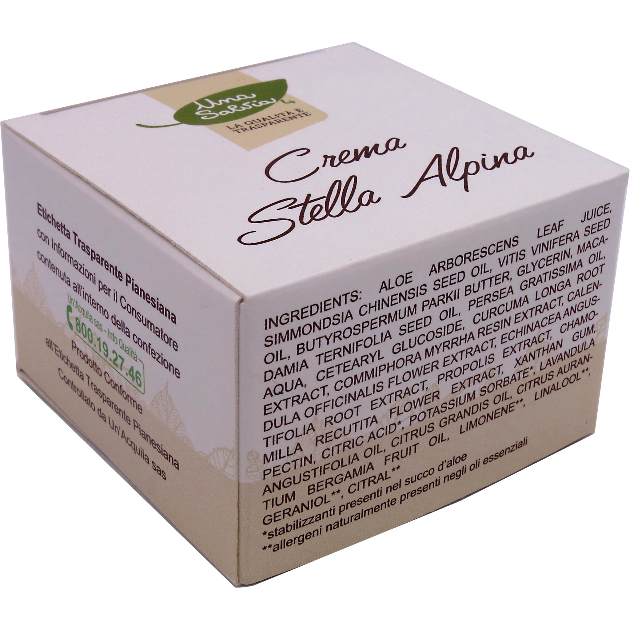 Crema Stella Alpina in vasetto