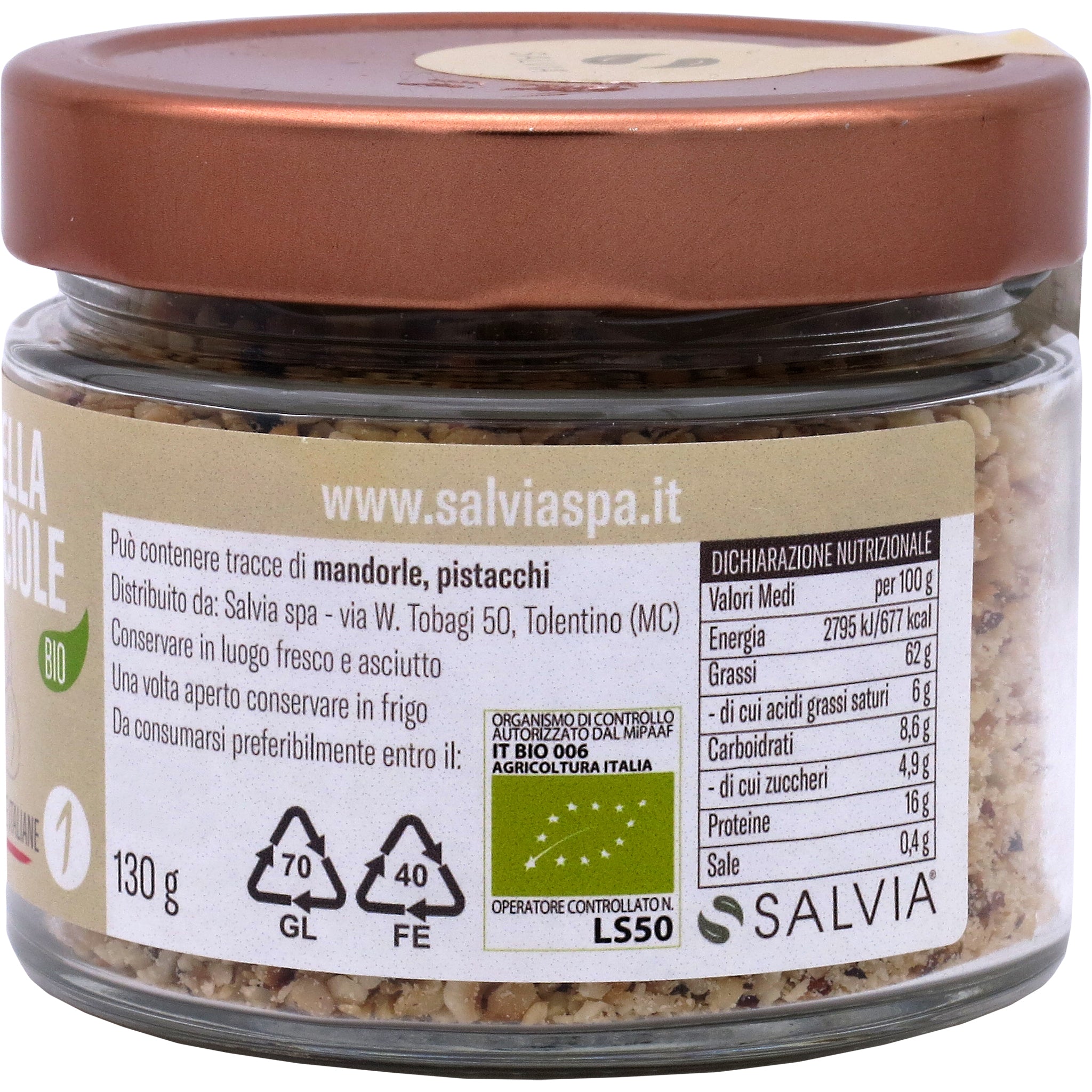 Granella di nocciole BIO