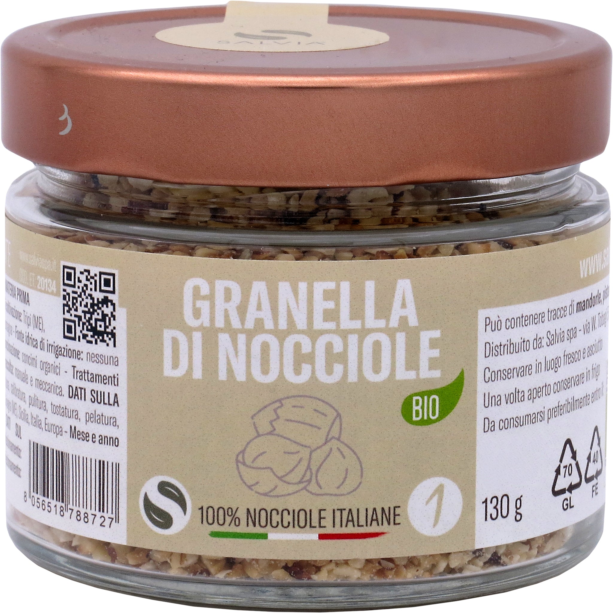 Granella di nocciole BIO
